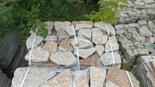 Гранитный плитняк галтованный для парковки купить в Амурской области