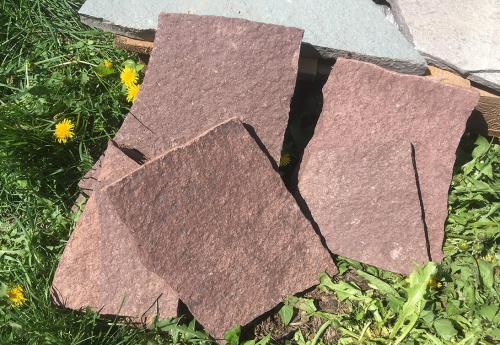 Плитняк лемезит бордовый для цоколя 1,5-2 см купить в Амурской области