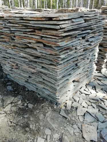 Плитняк златолит Уральский для цоколя, отмостки купить в Амурской области